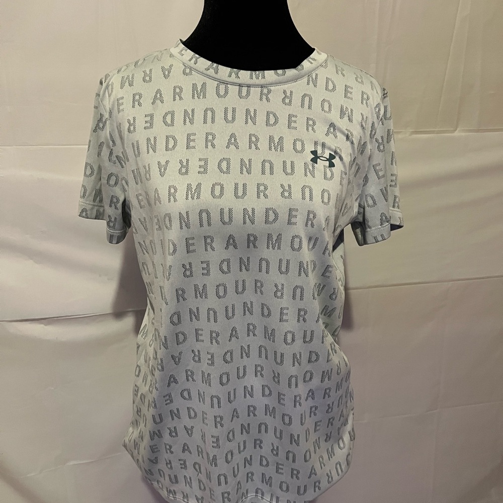 Under Armour Gray Fitted Short Sleeve T-Shirt